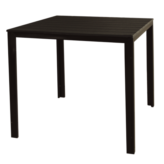 Masa patrata balcon, terasa CULINARO 78x78xH74cm cm culoare maro