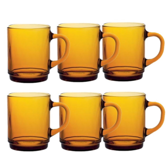 Set 6 cani 250ml DURALEX VERMELL MN010218