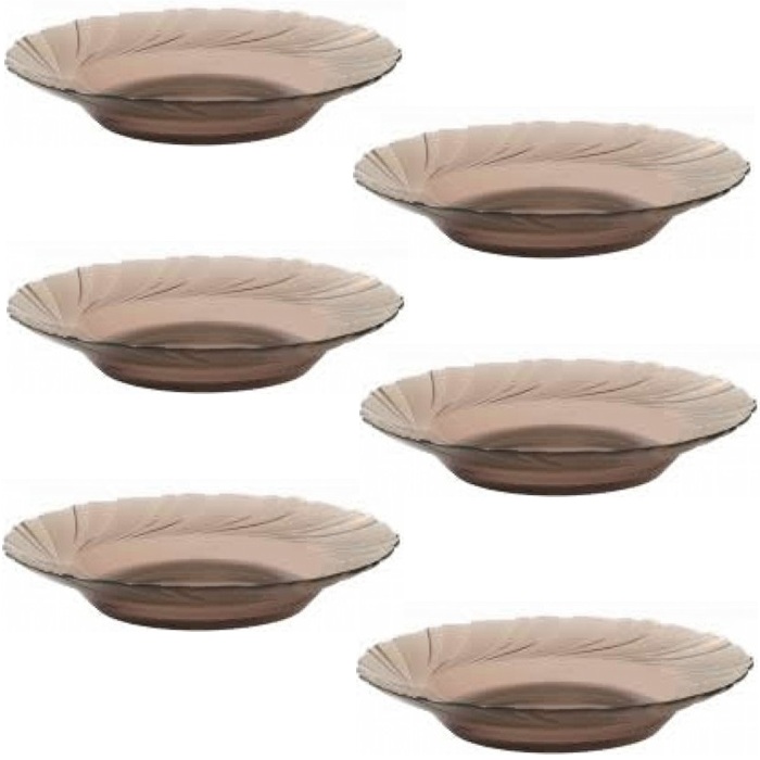 Farfurie pentru supa 21,5cm DURALEX seria BEAU RIVAGE CREOLE set 6 piese MN010231