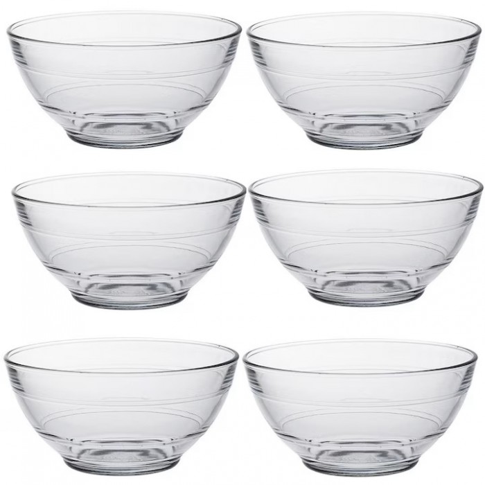 Bol 13,5cm 51cl DURALEX seria LYS TRANSPARENT MN010296 set 6 piese
