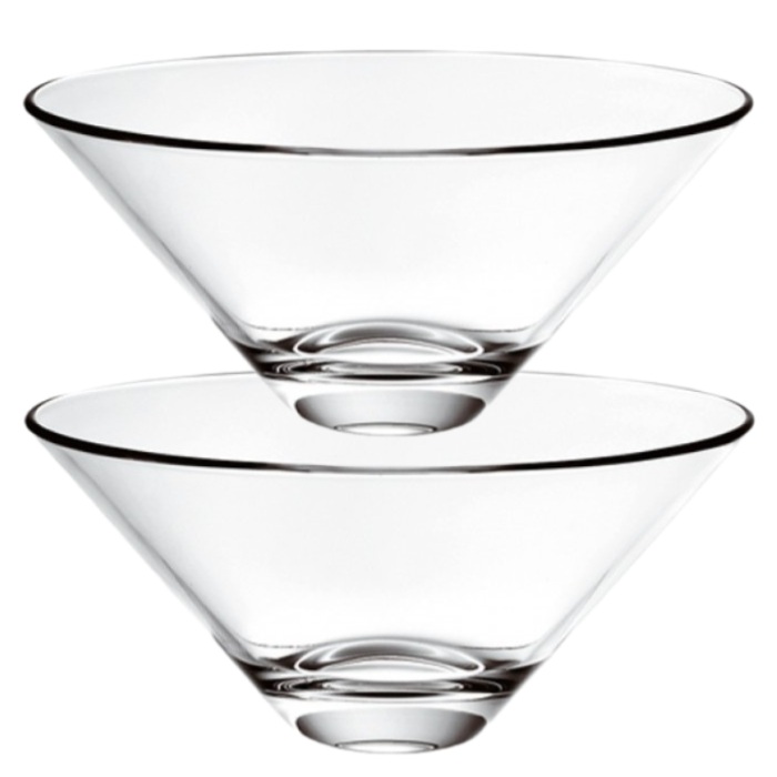 Bol rotund din sticla temperata VIDIVI VOLUBILIS 2200ml 26x20xh11,5cm