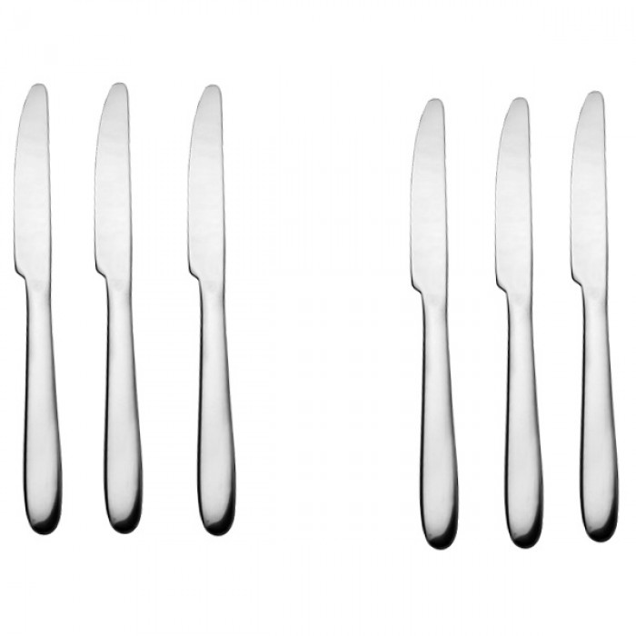 Set 6 cutite aperitiv medii CULINARO GRACY, inox