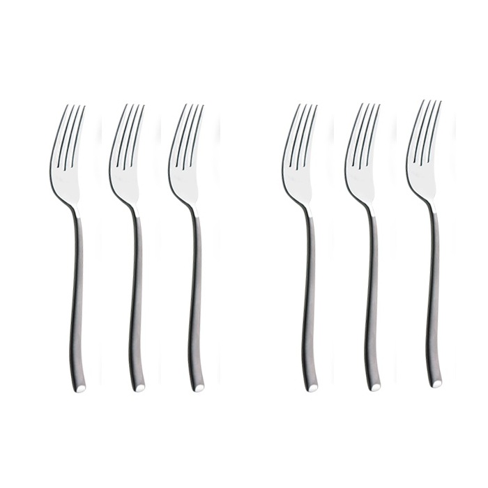 Set 6 furculite desert CULINARO IRIS, inox