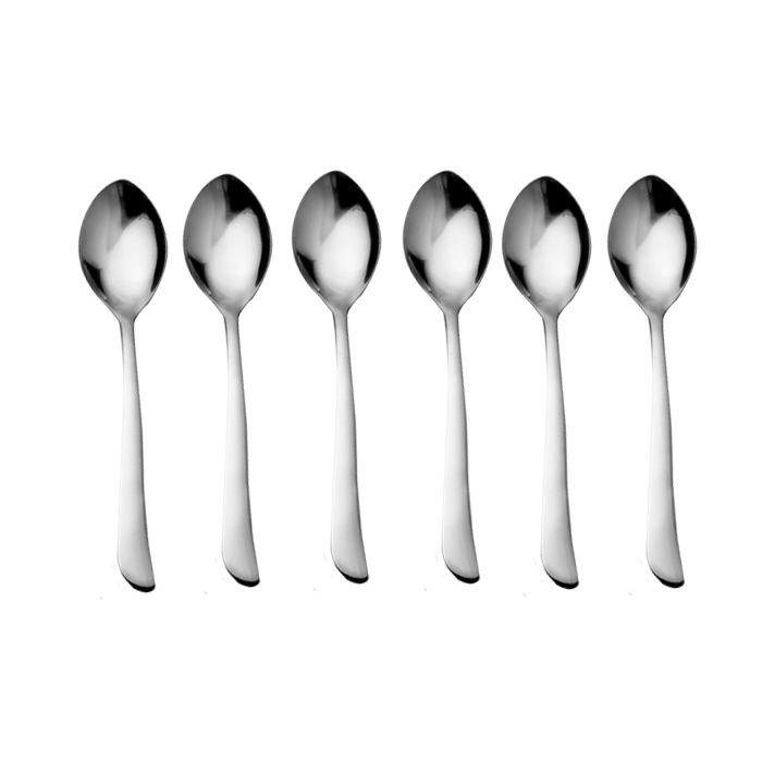 Set 6 lingurite pentru ceai CULINARO ROSE, inox