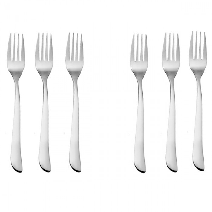 Set 6 furculite principale CULINARO ROSE, inox