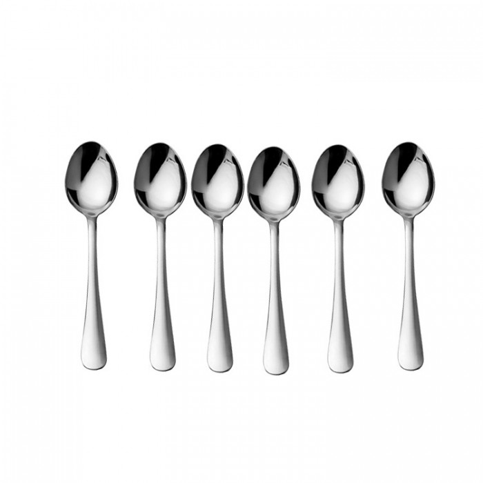 Set 6 lingurite pentru cafea CULINARO NATALY, inox