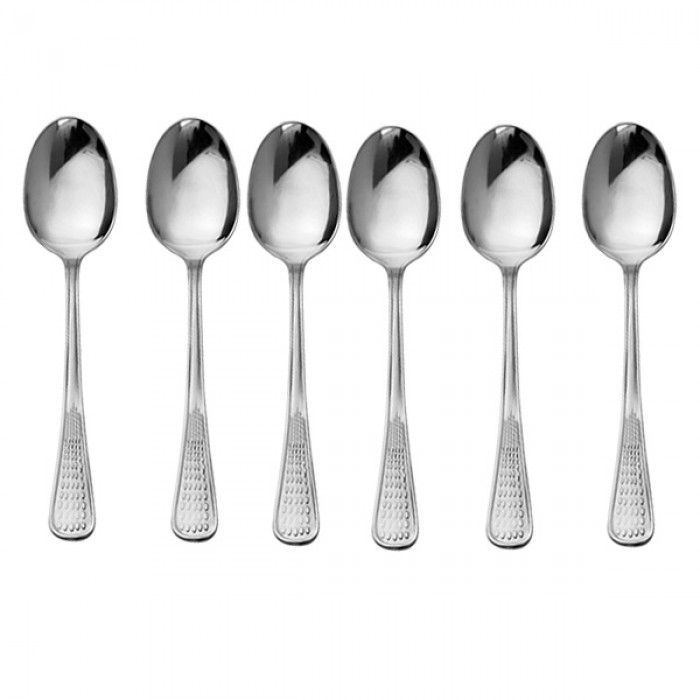Set 6 linguri medii aperitiv CULINARO PEARL, inox