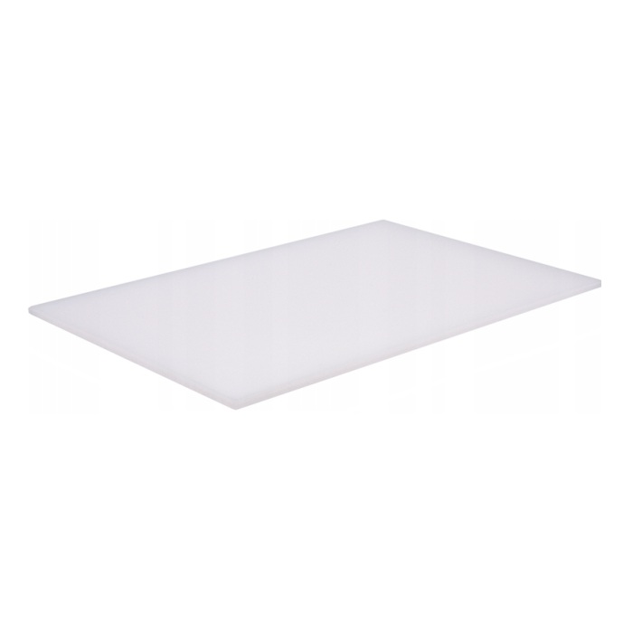 Tocator bucatarie profesional pentru paine,cascaval,telemea,branza RAKI 60x40xh2cm polietilena HDPE,alb