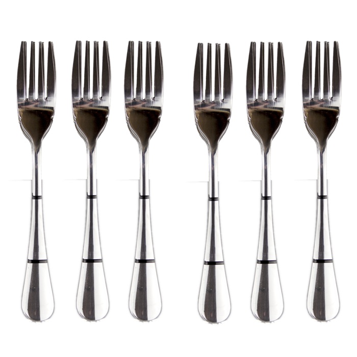 Set 6 furculite pentru peste CULINARO UNI, inox