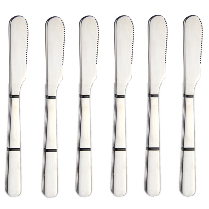 Set 6 cutite pentru unt CULINARO UNI, inox