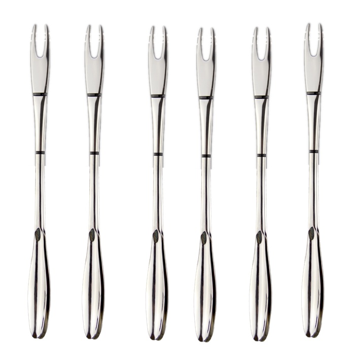 Set 6 furculite pentru crabi, homari CULINARO UNI, inox