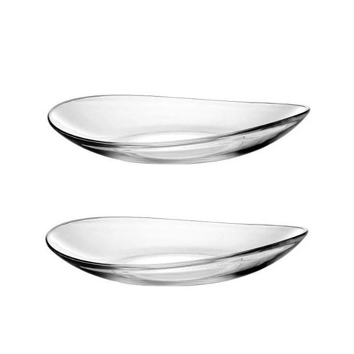 Platou din sticla temperata VIDIVI PAPAYA 40xh7cm