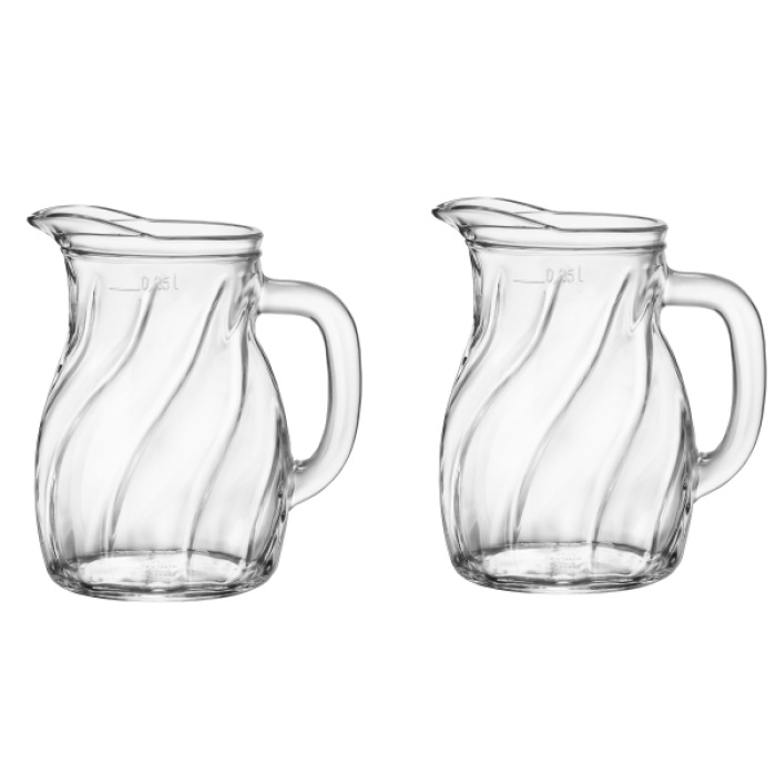 Carafa BORMIOLI BISTROT TWIST, 250ml, D10,2xH11,7cm, din sticla (1.46143)