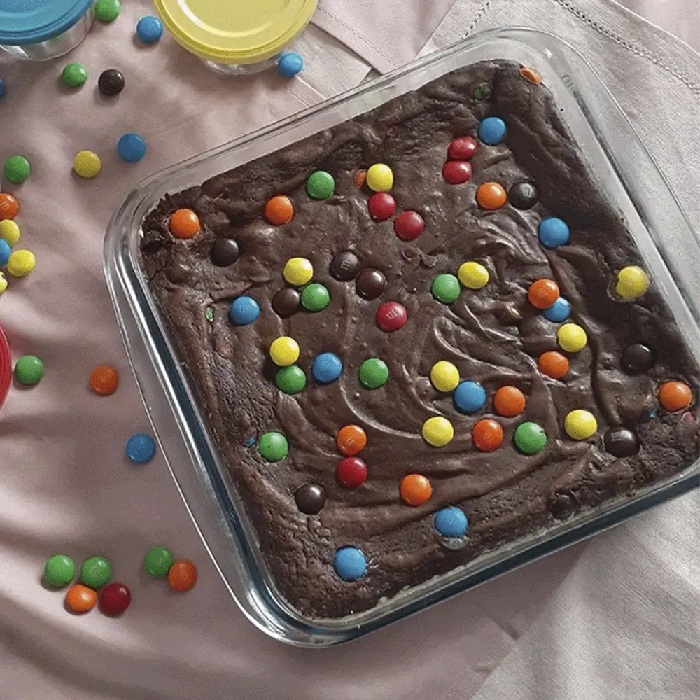 Set 2 tavi patrate de copt Marinex Forno  din sticla termorezistenta 2,5l  29x23,9xh6,5cm