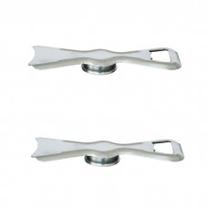 Set 2 desfacatoare cromate pentru sticle si borcane RAKI