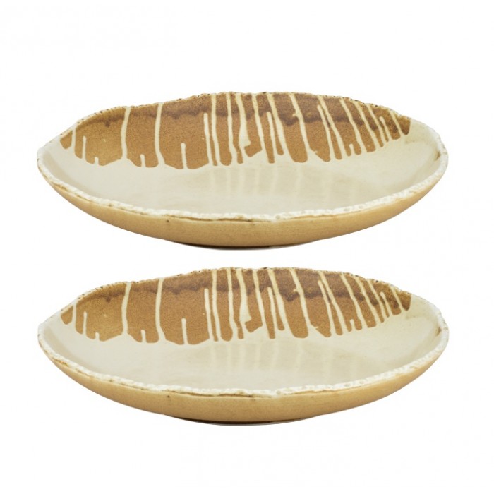 Farfurie adanca portelan CULINARO FUJI, D30xh6cm, bej