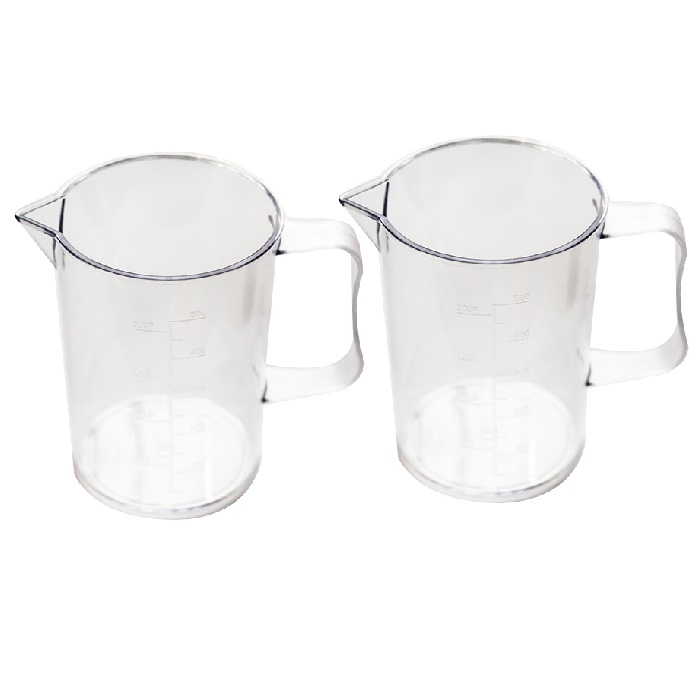 Cana gradata policarbonat RAKI, 500ml, D9xh12,4cm