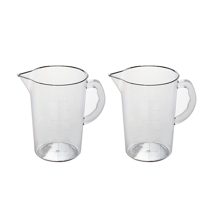 Cana gradata policarbonat RAKI, 1000ml, D11,5xh16,4cm