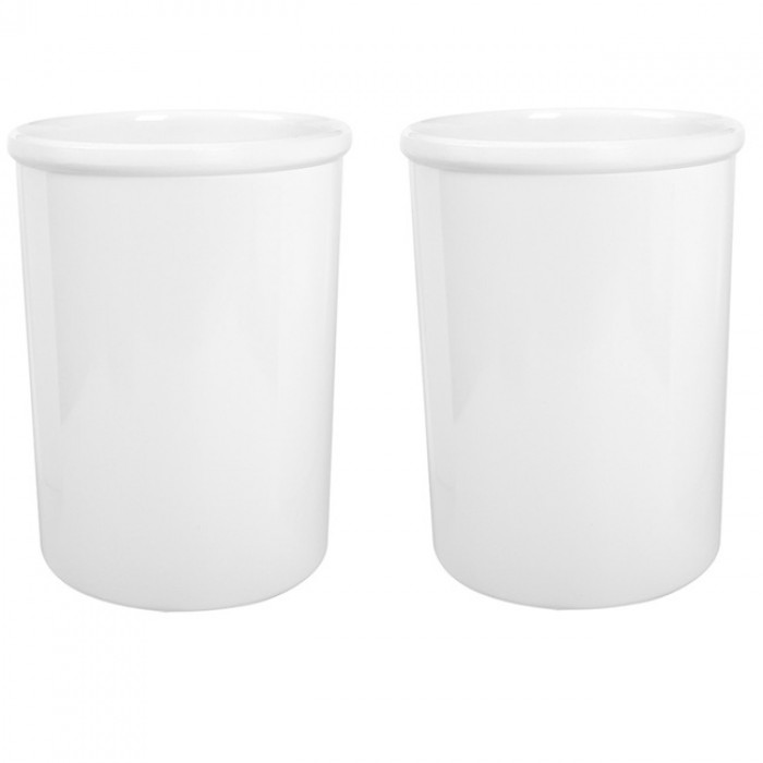 Recipient melamina bufet CULINARO MURUN, D13xh10,5cm, 1000ml, alb