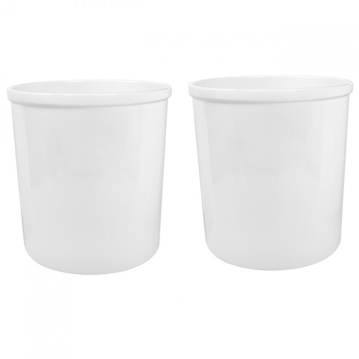 Recipient melamina bufet CULINARO MURUN, D17xh17,5cm, 3000ml, alb