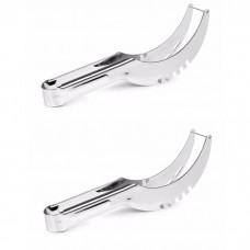 Set 2 feliatoare pepene RAKI, inox
