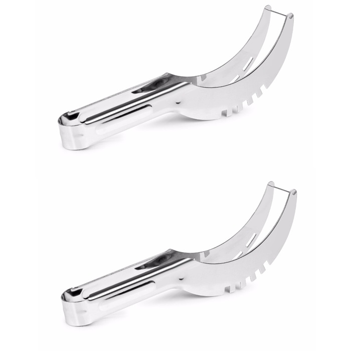Set 2 feliatoare pepene RAKI, inox