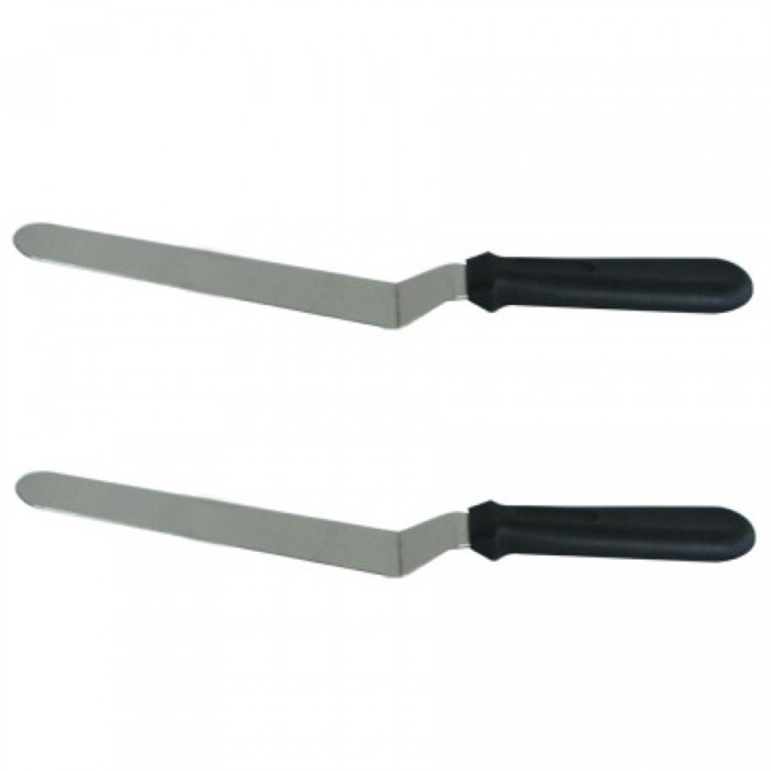 Set 2 spatule curbate de patiserie RAKI 15cm pentru tavi