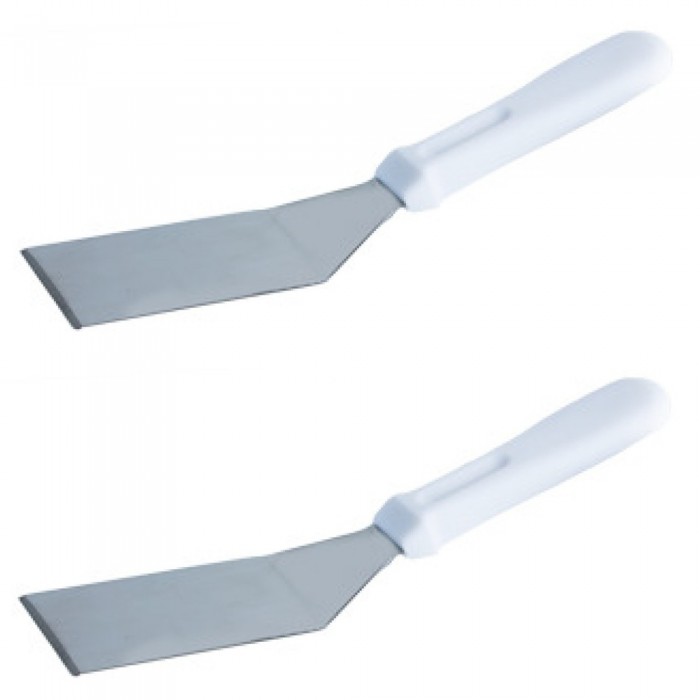 Set 2 spatule pizza inox RAKI cu maner plastic