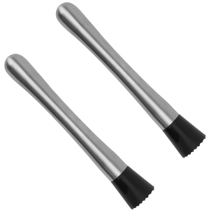 Muddler cu maner inox si cap plastic RAKI, 20,2cm