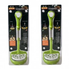 Set 2 zdrobitore pentru cartofi cu arc RAKI, din plastic