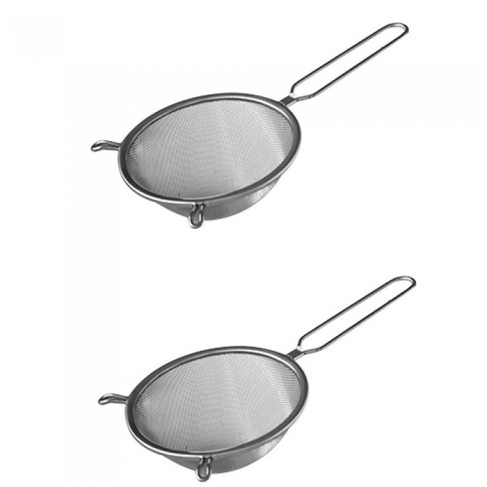 Set 2 strecuratoare / sita RAKI D16 cu maner universala