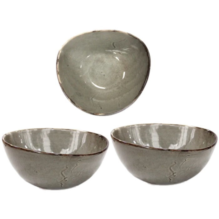 Salatiera portelan 22cm ANTIQUE GREY MN0156131