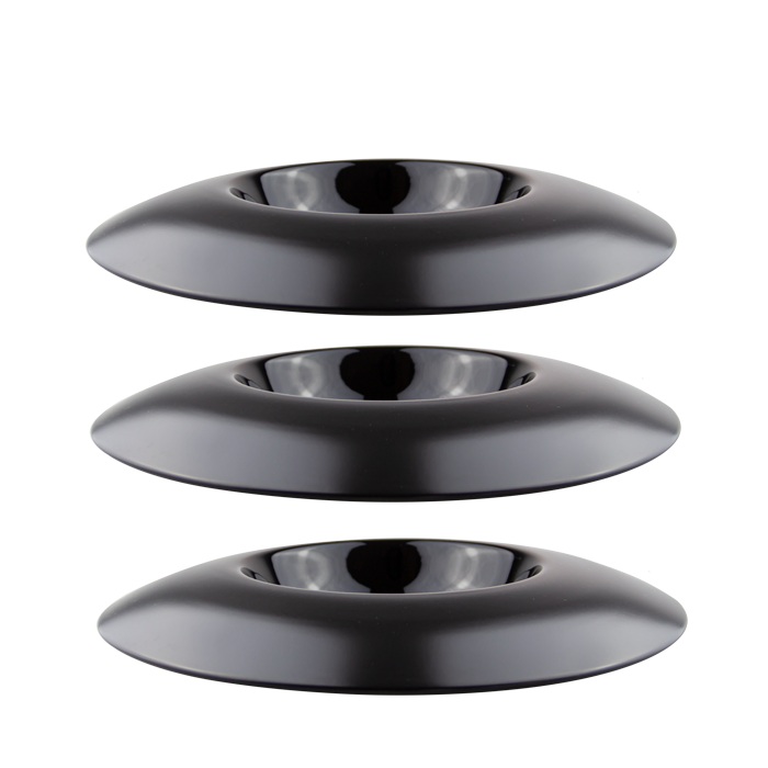 CULINARO VISION BLACK Farfurie Gourmet 28cm din portelan negru