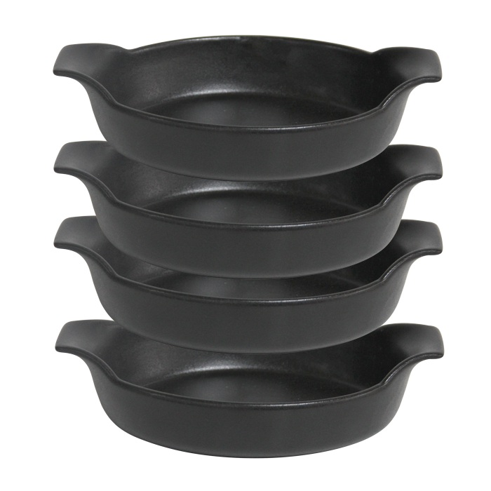 Tava cu manere CULINARO BLACK CERAMIC 20x13,5xh5,5cm din ceramica