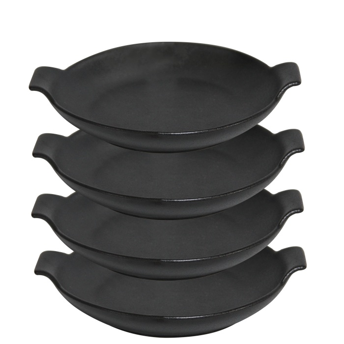 Tava cu manere CULINARO BLACK CERAMIC 21xh5cm din ceramica