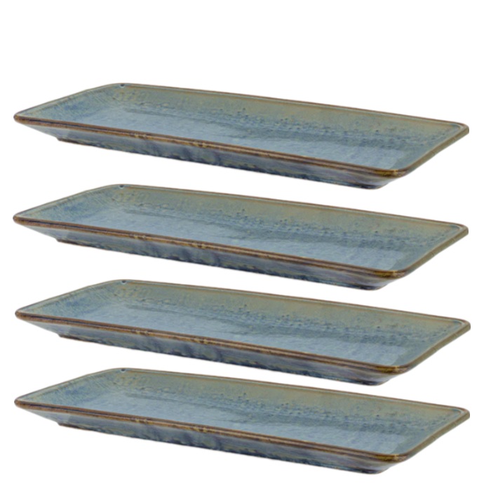 CULINARO LAGUNA Platou dreptunghiular 36x16,5x2,6cm din portelan