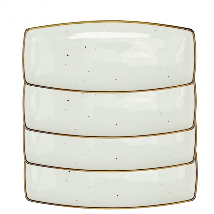 Farfurie portelan dreptunghiulara CULINARO ARIZONA GLISS, 36x15xh2cm