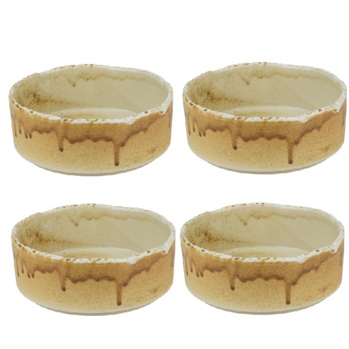 Bol din portelan CULINARO FUJI, D13xh5cm, bej