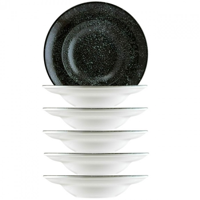 Farfurie adanca Gourmet, BONNA COSMOS BLACK, D27cm, 400ml (COSBL GRM 27CK) 