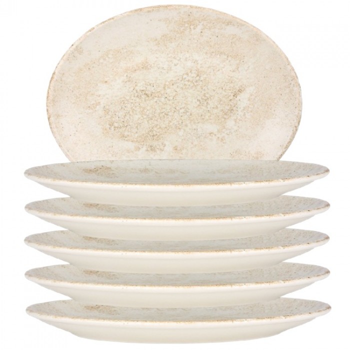 Farfurie ovala portelan BONNA NACROUS MATT, 36x28cm (MT-NCR MOV 36OV)