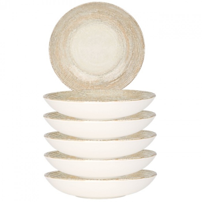 Farfurie portelan BONNA PATERA adanca 25cm, 1300ml (PTR BLM 25CK)