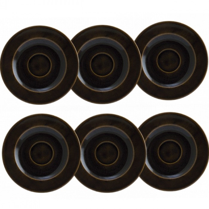 Farfurioara pentru ceasca cafea BONNA SPHERE SOIL, D12cm, portelan (SPESO GRM 02KT)