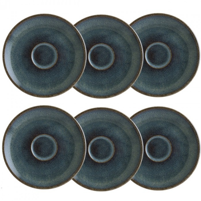 Farfurioara suport pentru ceasca cafea, din portelan, BONNA SPHERE OCEAN, D12cm (SPEOC GRM 02KT)