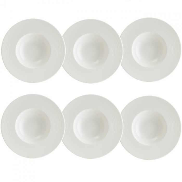 Farfurie paste BONNA LOOP, D28cm, 400ml, portelan, alba (LOP BNC 28CK)