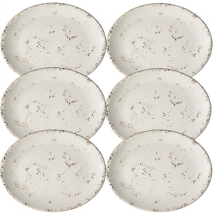 Farfurie ovala din portelan BONNA GRAIN 31cm (GRA MOV 31OV)