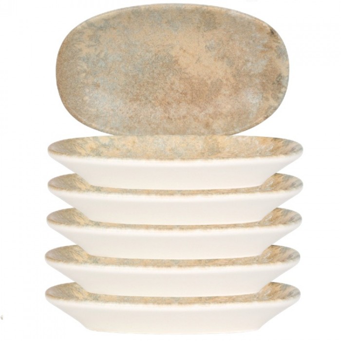 Farfurie ovala portelan BONNA LUZ, 24x14cm (S-MT-LUZ GRM 24OKY)