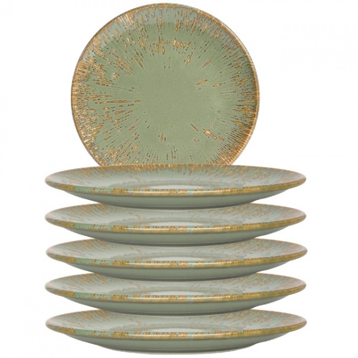Farfurie intinsa portelan BONNA SNELL SAGE, D23cm, verde (S-SAG SNL GRM 23DZ)