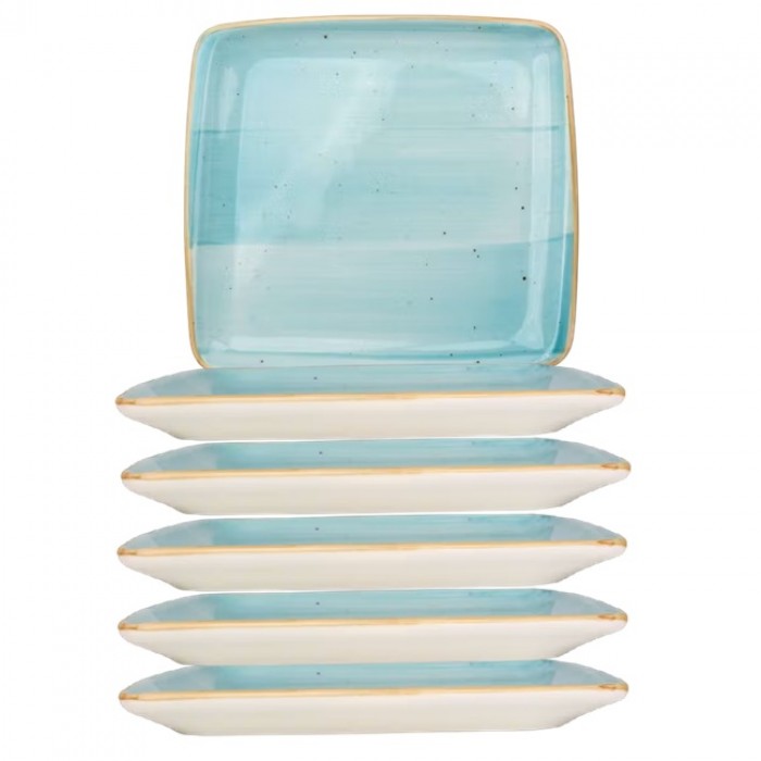Farfurie patrata portelan BONNA AQUA 32x30cm (AAQ MOV 41KR)