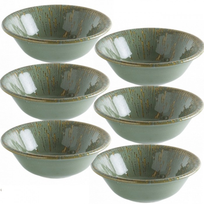 Bol din portelan BONNA SNELL SAGE, D16cm, 400ml, verde (S-SAG SNL GRM 16KS)