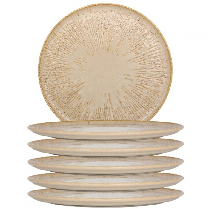 Farfurie pentru pizza BONNA SNELL SAND, D32cm, portelan, bej (S-SAN SNL GRM 32PZ)